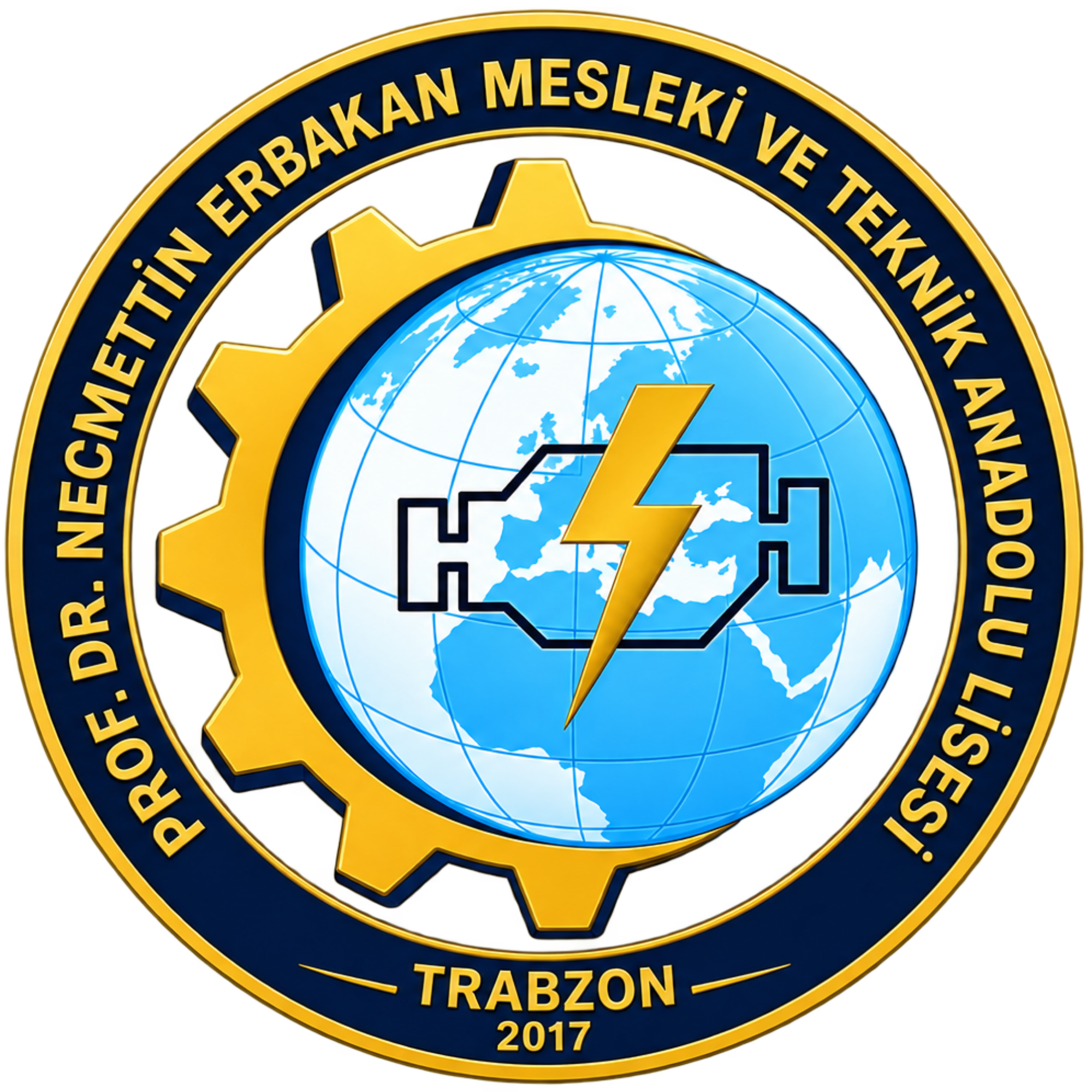PROF. DR. NECMETTİN ERBAKAN MESLEKİ VE TEKNİK ANADOLU LİSESİ logosu